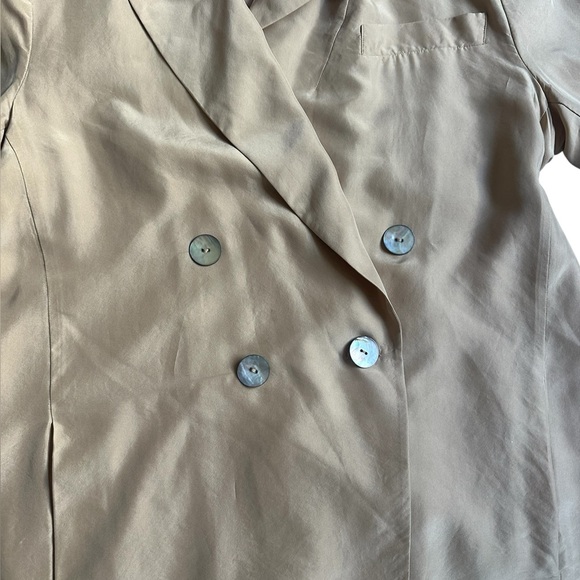 NWT $545 Vince Drapey Silk Blazer - Picture 9 of 13